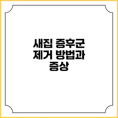새집 증후군 제거 방법과 증상