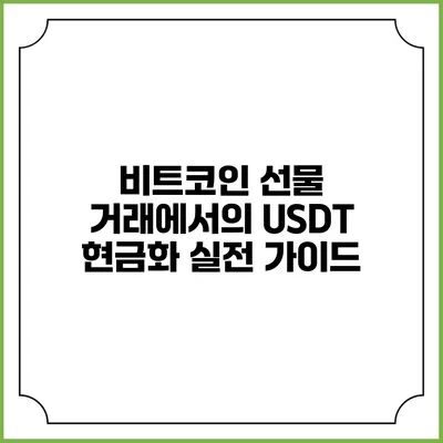 비트코인 선물 거래에서의 USDT 현금화 실전 가이드